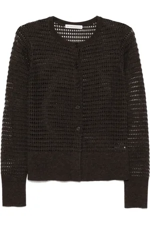 Mark Kenly Domino Tan Cardigan Kessy en mérinos