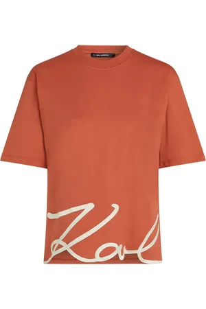 Karl Lagerfeld T-shirt à ourlet signature