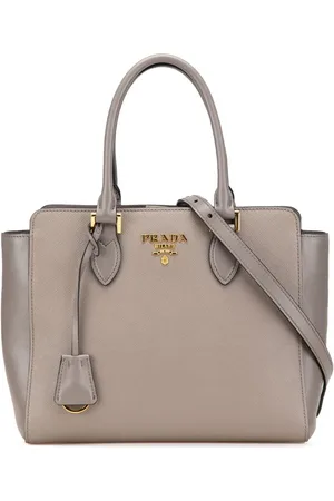 Prada Sac porté épaule en cuir Saffiano et cuir de veau (2000-2024)