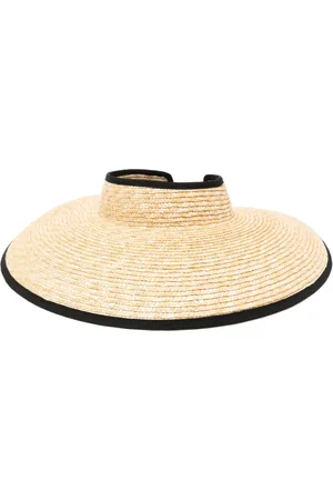 Borsalino Chapeau en paille à logo