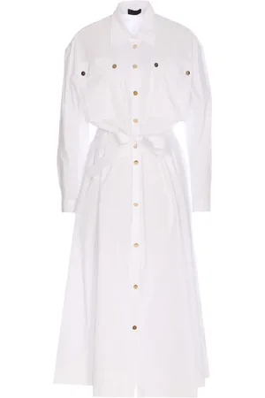Liu Jo Robe en coton à coupe mi-longue