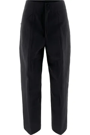 GENTRYPORTOFINO Pantalon évasé à taille haute