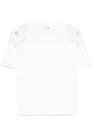 Sandro T-shirt à appliqué floral
