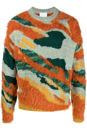 KOCHÉ Pull à motif camouflage