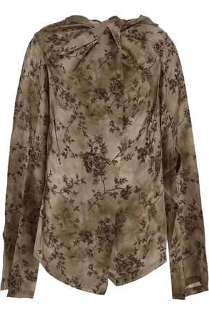 UMA WANG Chemise à fleurs