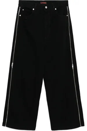LU’U DAN Jean à détails de zips