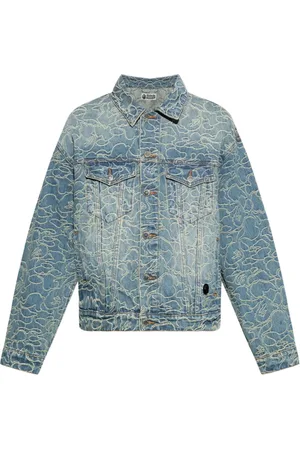A Bathing Ape Veste en jean à broderies