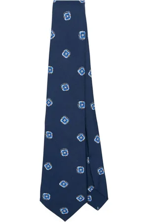 Kiton Cravate à motif géométrique