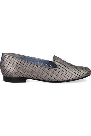 Blue Bird Mocassins en cuir à design perforé