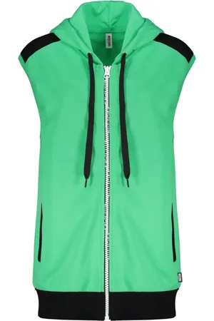 Moschino Hoodie en coton à fermeture zippée