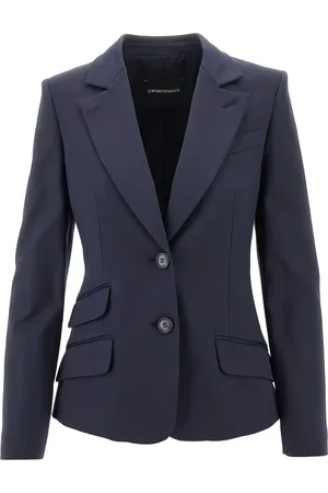 Emporio Armani Blazer à simple boutonnage