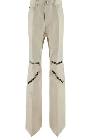 Rick Owens Pantalon en lin à coupe droite