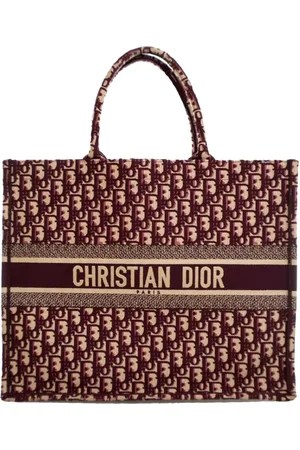 Dior Grand sac à main Book en toile Oblique (2018)