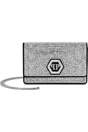 Philipp Plein Sac à bandoulière à ornements en cristal