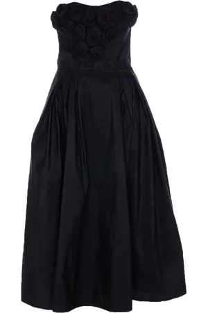 Elisabetta Franchi Robe à fleurs appliquées