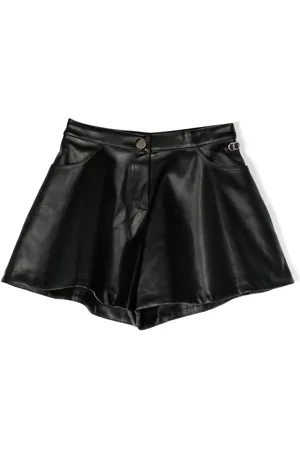 Twin-Set Short en cuir artificiel à coupe ample