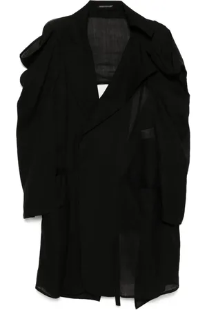 YOHJI YAMAMOTO Blazer à taille ceinturée