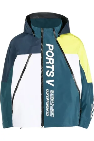 Ports V Veste zippée à logo imprimé