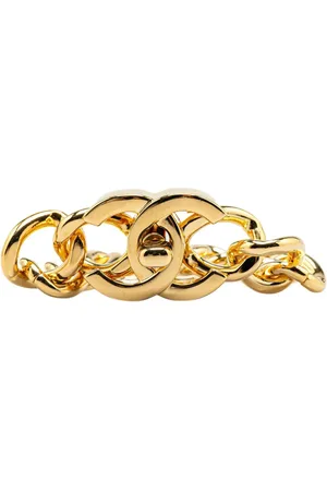 CHANEL Bracelet CC Turn Lock en plaqué (1996)