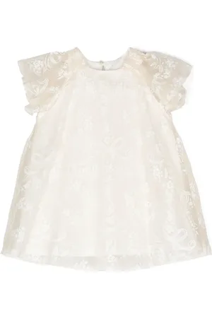 Fendi Robe en soie à fleurs