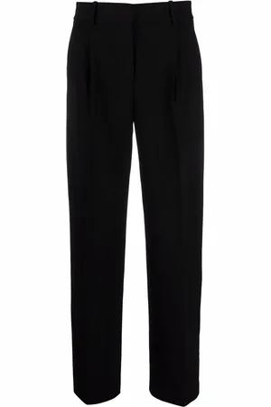 THEORY Pantalon droit à taille haute