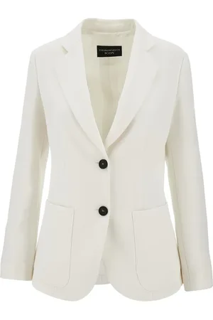 Emporio Armani Blazer à simple boutonnage