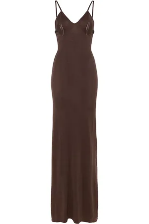 AYA MUSE Robe en maille à coupe longue