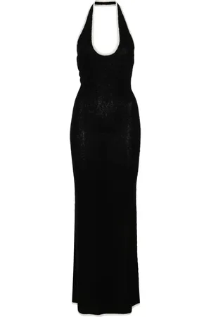 AYA MUSE Robe en maille à coupe longue