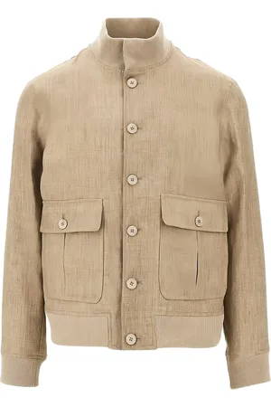 Emporio Armani Veste bomber en lin