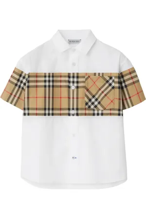 Burberry Chemise en coton à motif Vintage Check