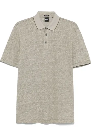 HUGO BOSS Polo à bords contrastants