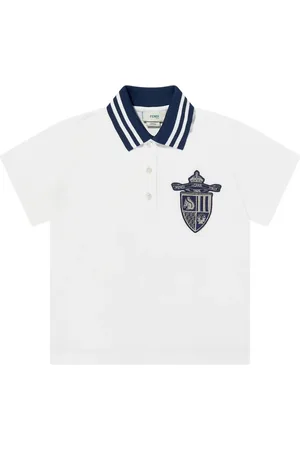 Fendi Polo à logo appliqué