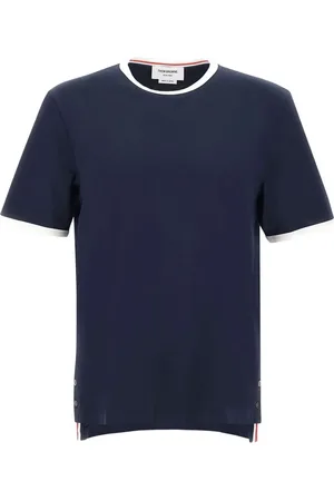 Thom Browne T-shirt à bords contrastants