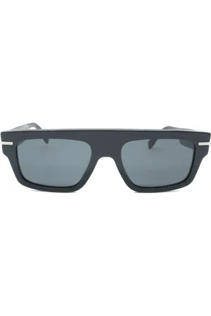 Fendi Lunettes de soleil à logo embossé (années 2020)