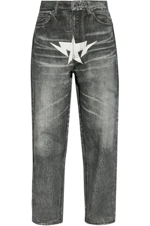 A Bathing Ape Jean droit imprimé