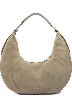 Pinko Grand sac porté épaule Arch en daim