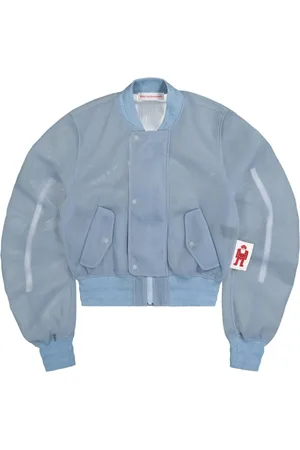 WALTER VAN BEIRENDONCK Veste bomber à effet de transparence