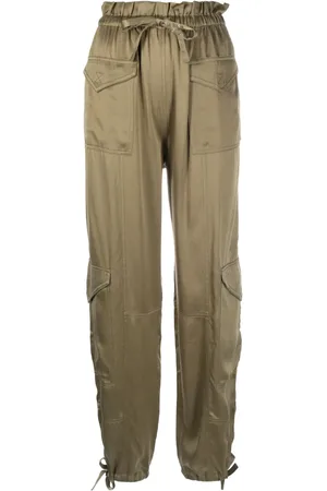 Ganni Pantalon fuselé à poches cargo