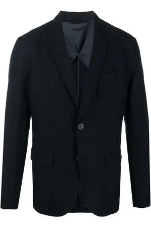Armani Exchange Blazer ample à simple boutonnage