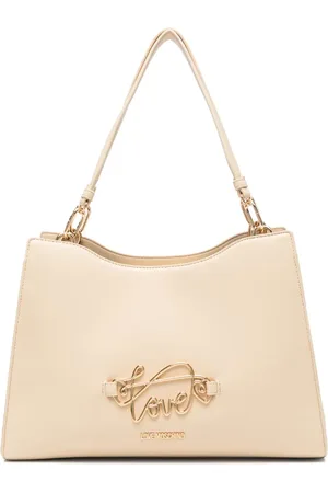 Moschino Sac cabas à plaque logo