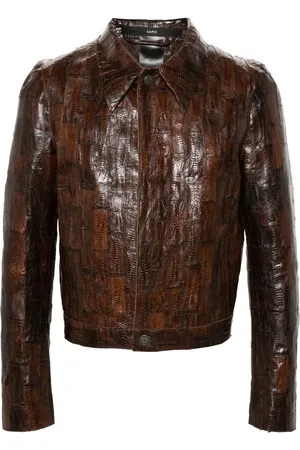 SAPIO Veste à effet peau de serpent