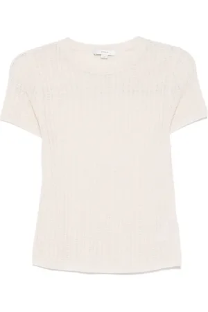 Vince T-shirt en maille gaufrée