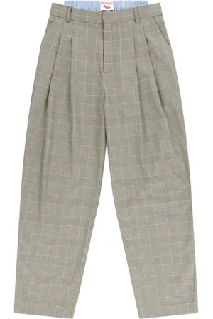 Charles Jeffrey Loverboy Pantalon plissé Aberdeen à carreaux