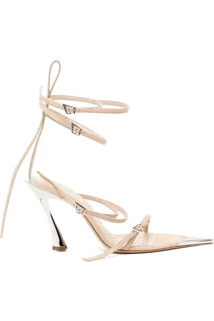 MUGLER Sandales en cuir à brides 95 mm