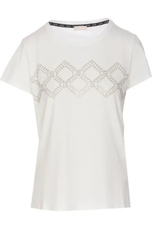 Liu Jo T-shirt à ornements en cristal