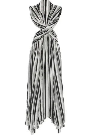 Serafini Robe longue à rayures