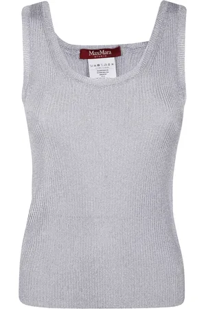 Max Mara Débardeur en maille à design nervurée