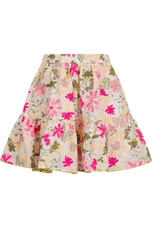 Etro Jupe à fleurs brodées
