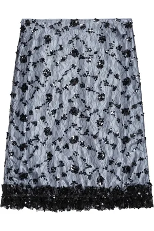 Ganni Jupe en tulle à sequins brodés