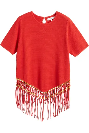 Chinti & Parker X Laura Whitmore blouse à perles